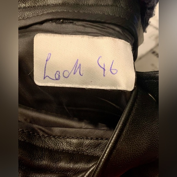 Paul Smith *RARE* Moto Leather Trousers Size 30/31 Silver Zips “Look 46” AW19 - Picture 13 of 17